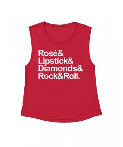 Music Life Muscle Tank Top | Rosé & Rock n' Roll Muscle Tank Top $4.49 Shirts