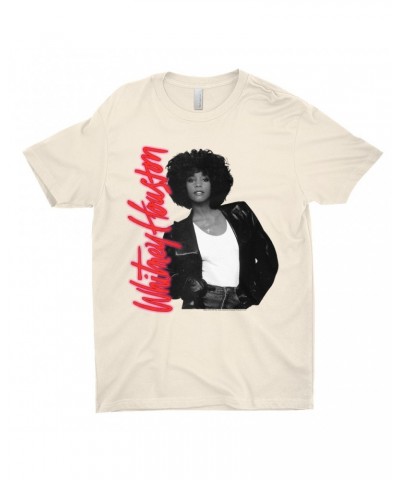 Whitney Houston T-Shirt | Album Photo and Red Neon Logo Shirt $7.19 Shirts