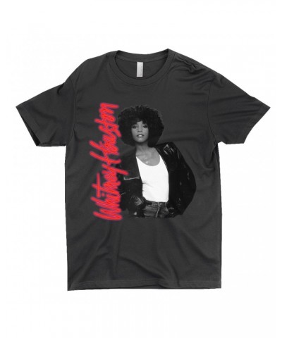 Whitney Houston T-Shirt | Album Photo and Red Neon Logo Shirt $7.19 Shirts