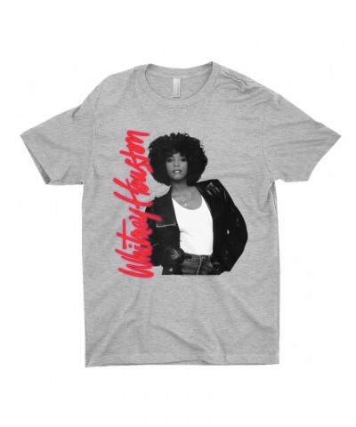 Whitney Houston T-Shirt | Album Photo and Red Neon Logo Shirt $7.19 Shirts