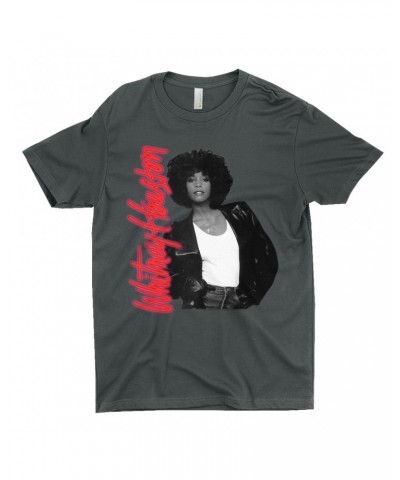 Whitney Houston T-Shirt | Album Photo and Red Neon Logo Shirt $7.19 Shirts