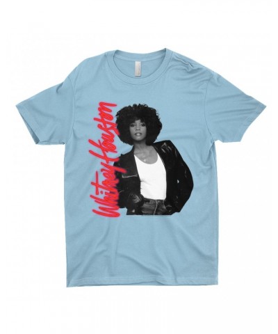 Whitney Houston T-Shirt | Album Photo and Red Neon Logo Shirt $7.19 Shirts