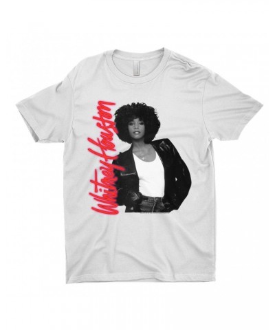 Whitney Houston T-Shirt | Album Photo and Red Neon Logo Shirt $7.19 Shirts