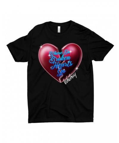 Whitney Houston T-Shirt | Where Do Broken Hearts Go Shirt $12.92 Shirts