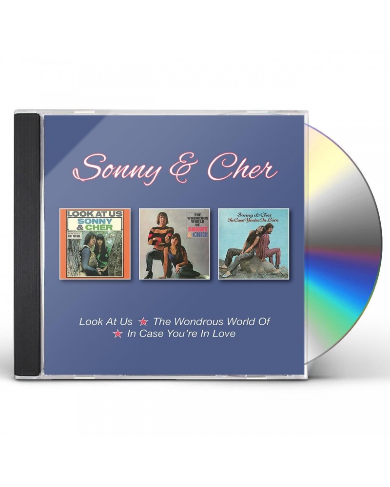 Sonny & Cher LOOK AT US / WONDROUS WORLD OF / IN CASE YOU'RE IN CD $18.08 CD