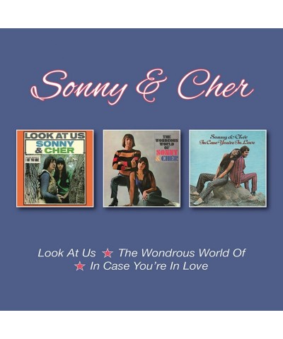 Sonny & Cher LOOK AT US / WONDROUS WORLD OF / IN CASE YOU'RE IN CD $18.08 CD