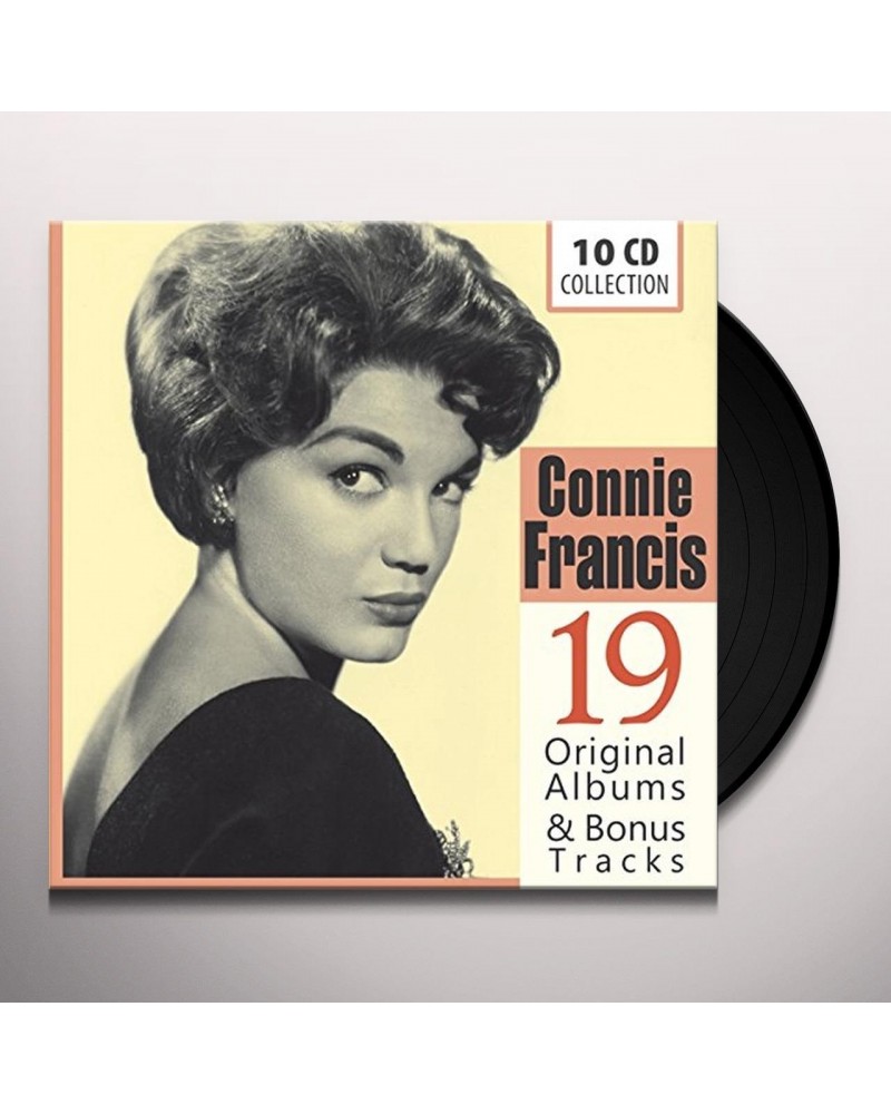 Connie Francis 19 ORIGINAL ALBUMS & BONUS (GER) Vinyl Record - 10 Inch Single $16.16 Vinyl