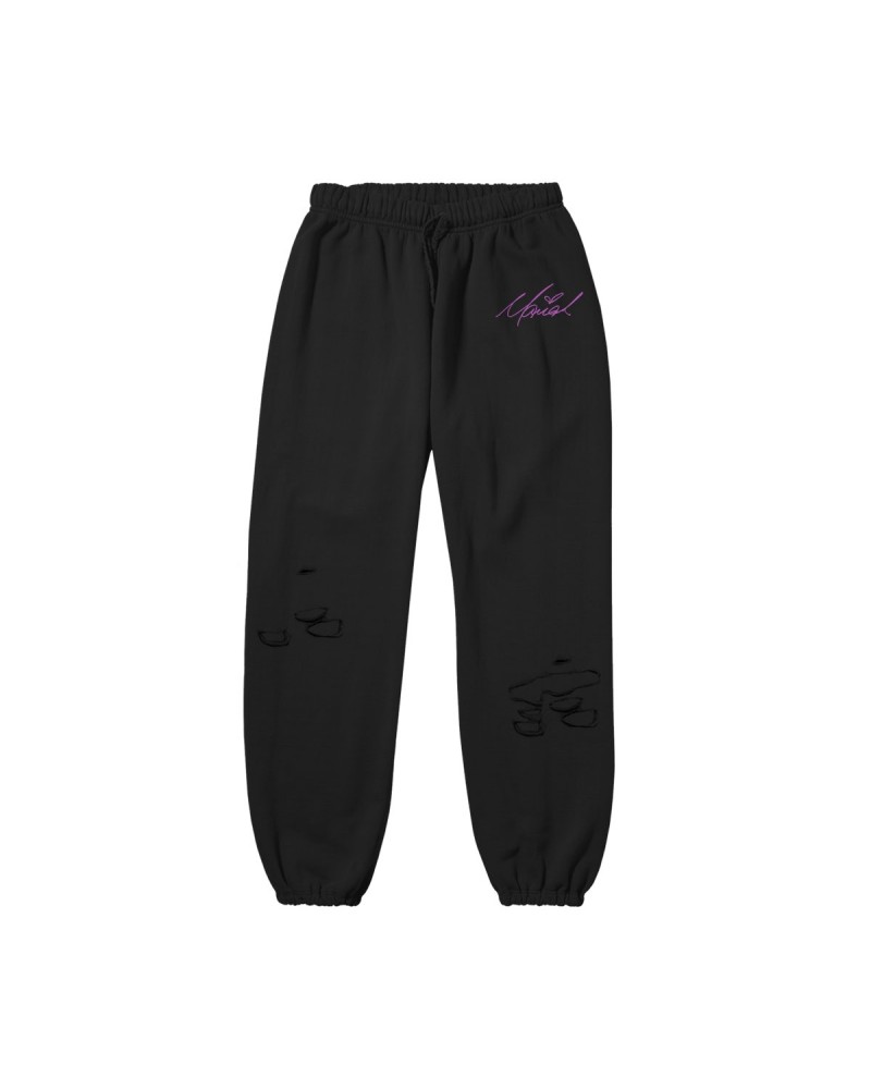 Mariah Carey Vintage Distressed Rainbow Airbrush Sweatpants $9.79 Pants