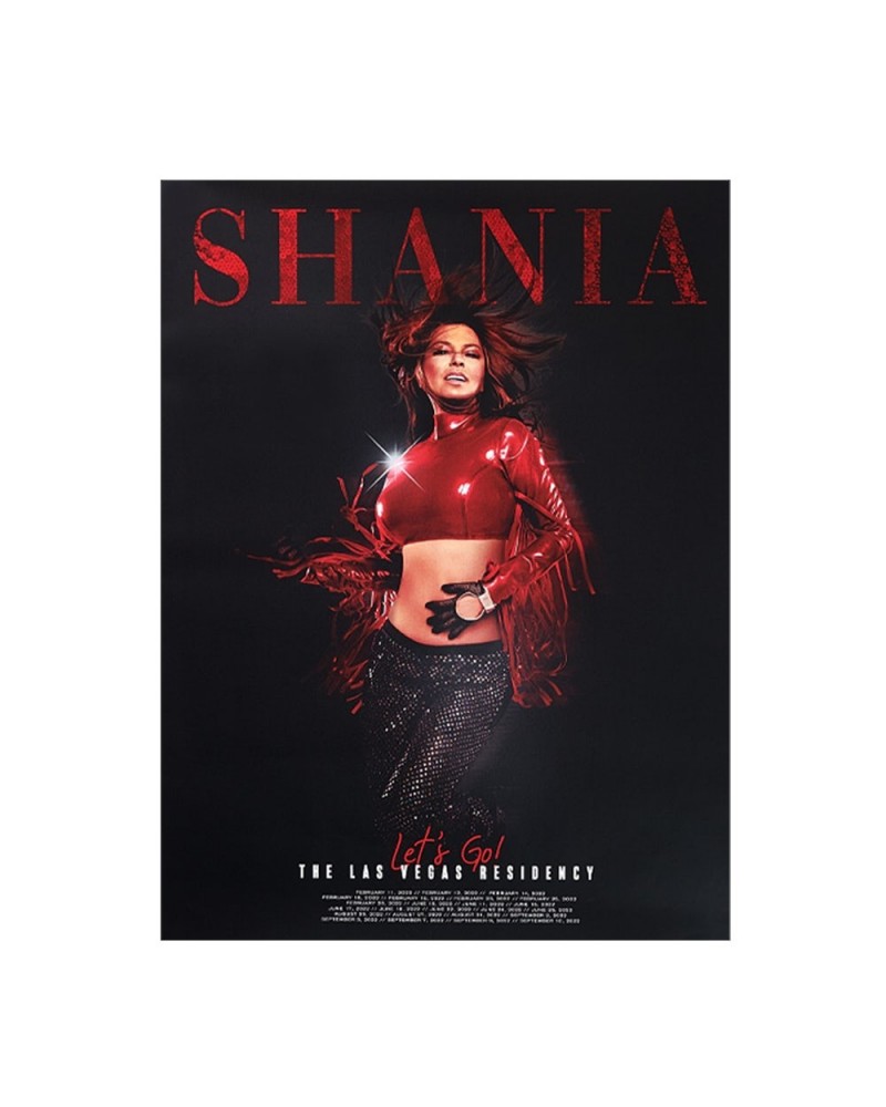 Shania Twain Las Vegas Residency Poster $6.01 Decor