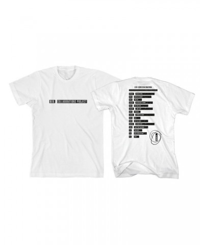 Ed Sheeran No.6 Collaborations Project Pop Up Tracklist White T-Shirt $15.74 Shirts