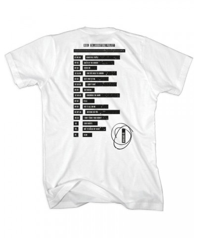 Ed Sheeran No.6 Collaborations Project Pop Up Tracklist White T-Shirt $15.74 Shirts