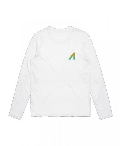 Audien White Long Sleeve Gradient $6.39 Shirts