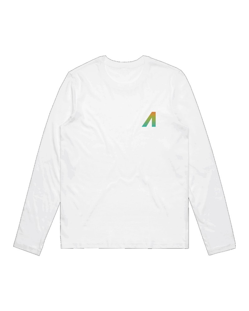 Audien White Long Sleeve Gradient $6.39 Shirts