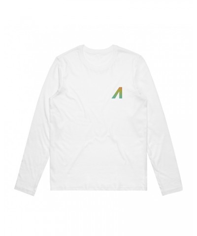 Audien White Long Sleeve Gradient $6.39 Shirts