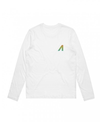 Audien White Long Sleeve Gradient $6.39 Shirts