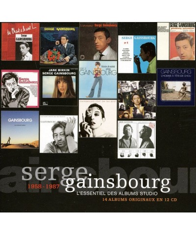 Serge Gainsbourg L'ESSENTIEL DES ALBUMS STUDIO 1958 - 1987 CD $23.00 CD