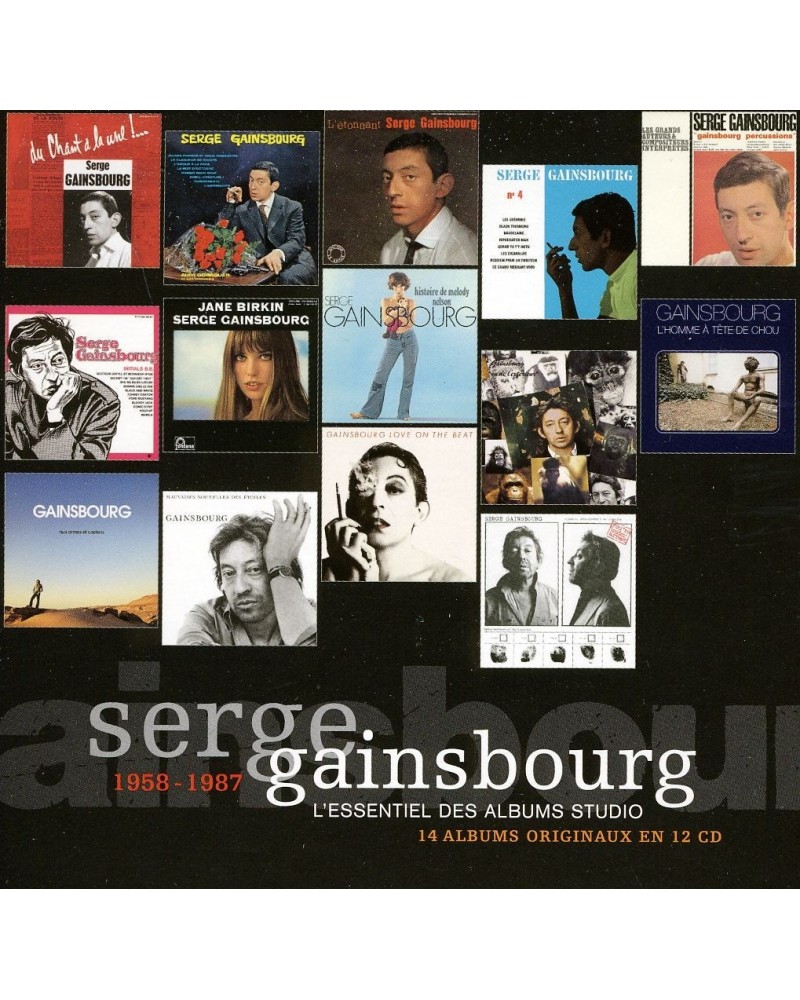 Serge Gainsbourg L'ESSENTIEL DES ALBUMS STUDIO 1958 - 1987 CD $23.00 CD