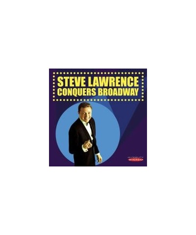 Steve Lawrence CONQUERS BROADWAY CD $2.65 CD