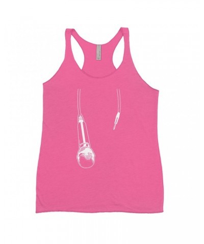 Music Life Colorful Racerback Tank | Let The Mic Hang Tank Top $6.23 Shirts