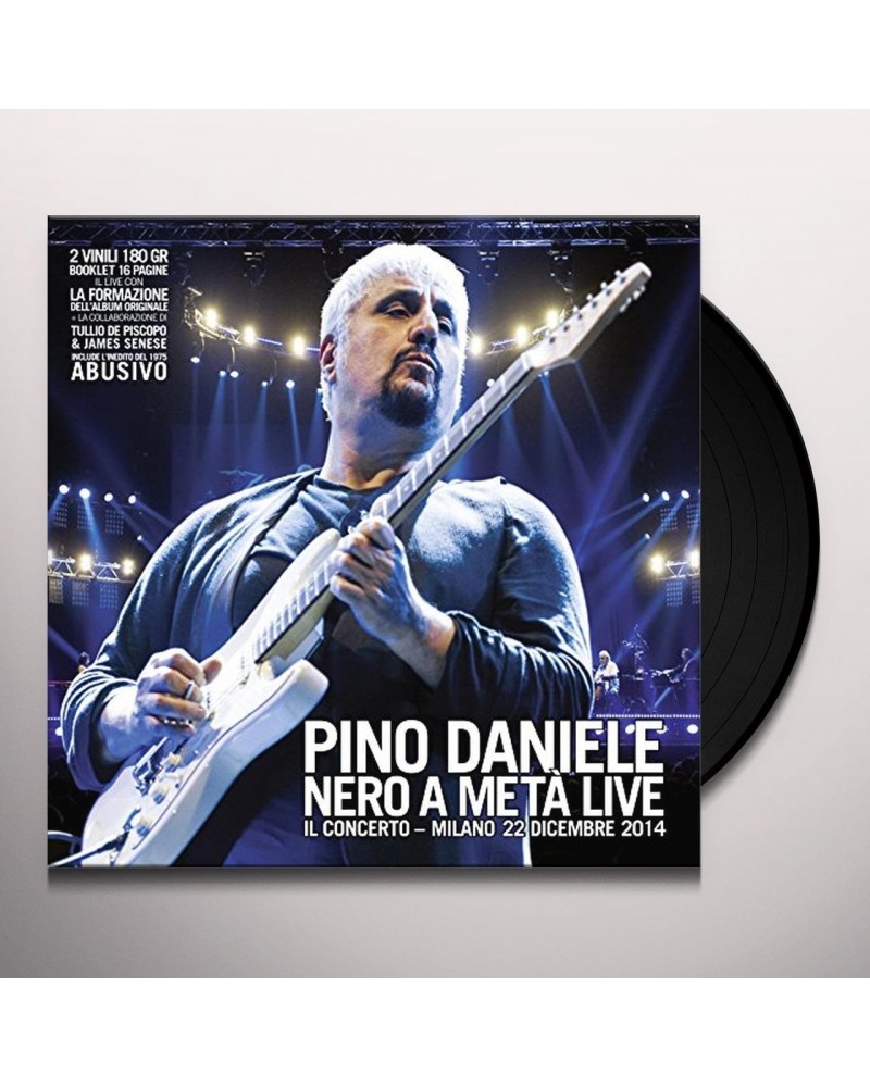 Pino Daniele NERO A META LIVE-IL CONCERTO-MILANO (GER) Vinyl Record $3.21 Vinyl