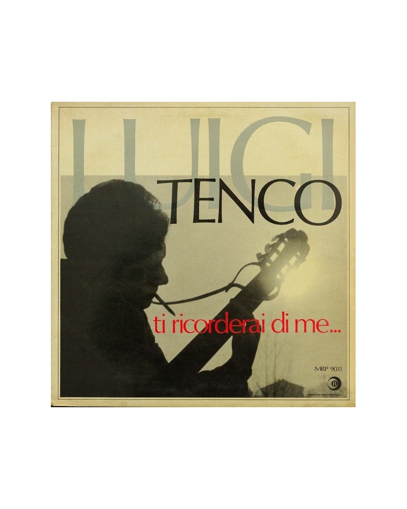 Luigi Tenco Ti Ricorderai Di Me Vinyl Record $4.94 Vinyl