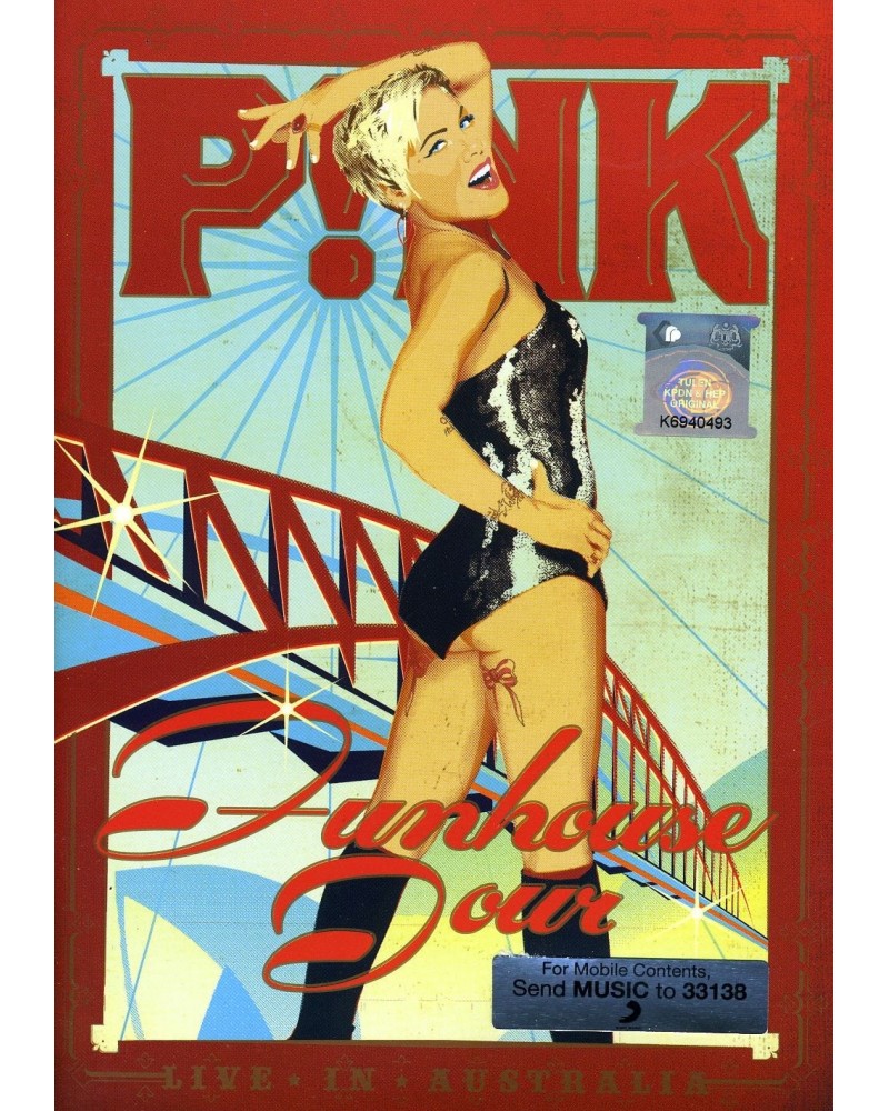 P!nk FUNHOUSE TOUR: LIVE IN AUSTRALIA DVD $4.64 Videos