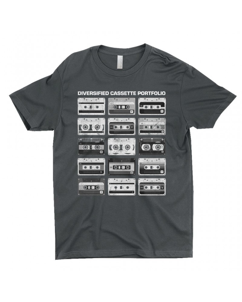 Music Life T-Shirt | Diversified Cassette Portfolio Shirt $5.18 Shirts