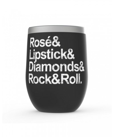 Music Life Stemless Wine Tumbler | Rosé & Rock n' Roll Stemless Wine Tumbler $6.30 Drinkware