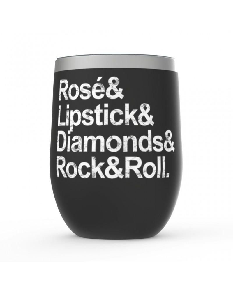 Music Life Stemless Wine Tumbler | Rosé & Rock n' Roll Stemless Wine Tumbler $6.30 Drinkware