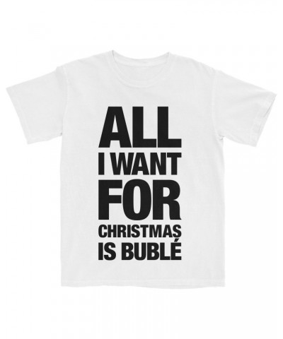 Michael Bublé All I Want For Christmas T-Shirt $12.28 Shirts