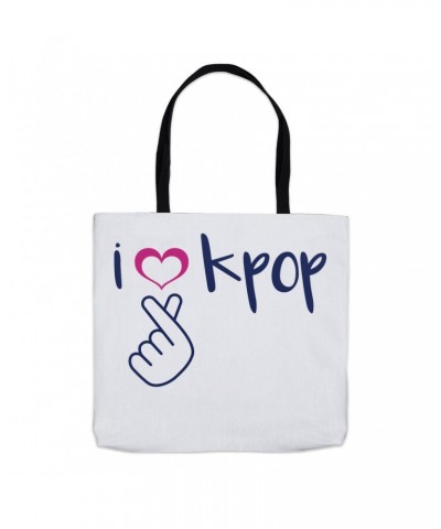 Music Life Tote Bag | I Heart Kpop Tote $8.31 Bags