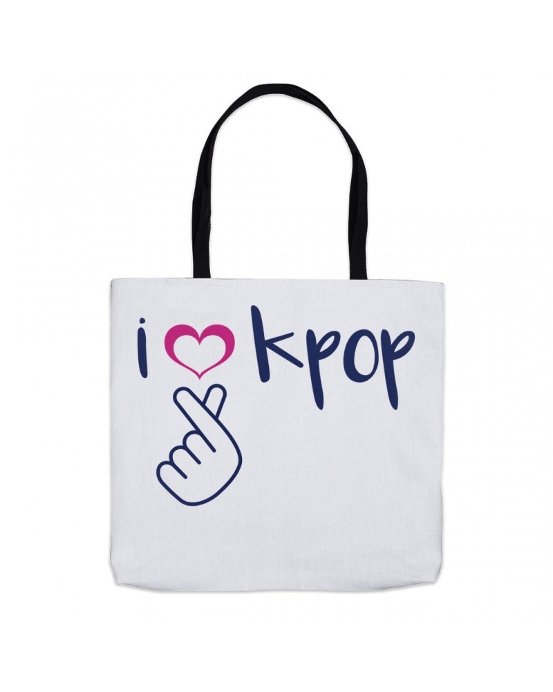 Music Life Tote Bag | I Heart Kpop Tote $8.31 Bags