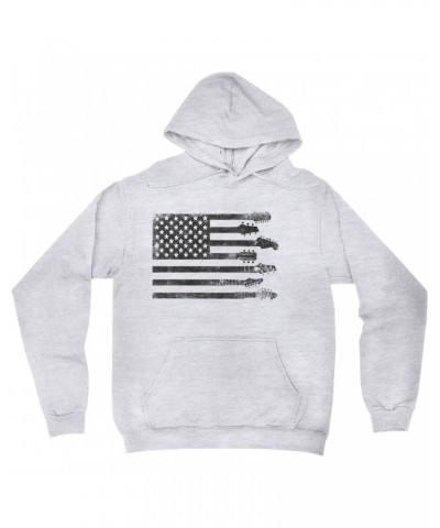 Music Life Hoodie | Flag Guitar Hoodie $13.93 Sweatshirts