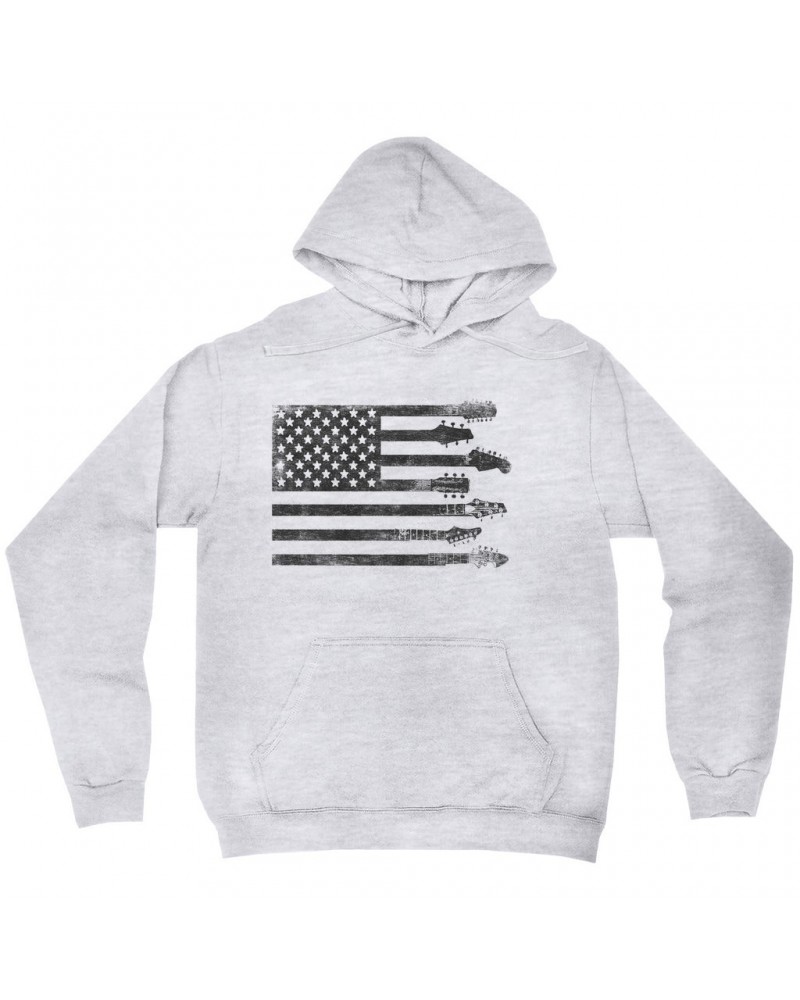 Music Life Hoodie | Flag Guitar Hoodie $13.93 Sweatshirts