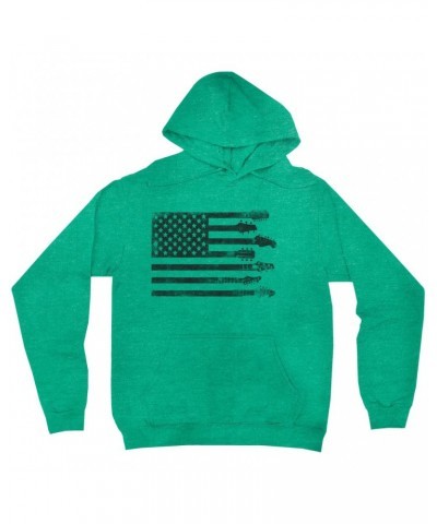 Music Life Hoodie | Flag Guitar Hoodie $13.93 Sweatshirts