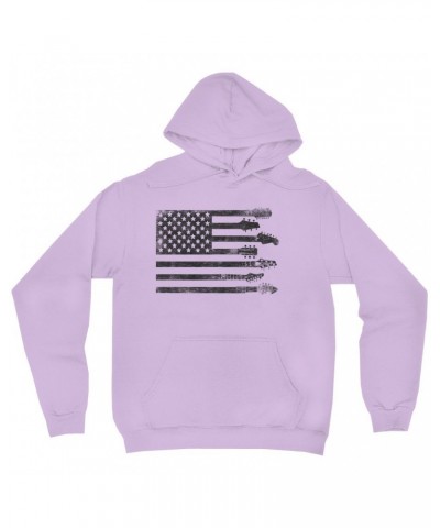 Music Life Hoodie | Flag Guitar Hoodie $13.93 Sweatshirts