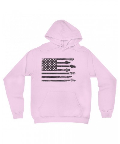 Music Life Hoodie | Flag Guitar Hoodie $13.93 Sweatshirts