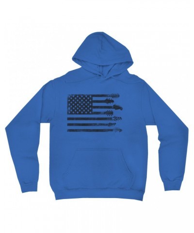 Music Life Hoodie | Flag Guitar Hoodie $13.93 Sweatshirts