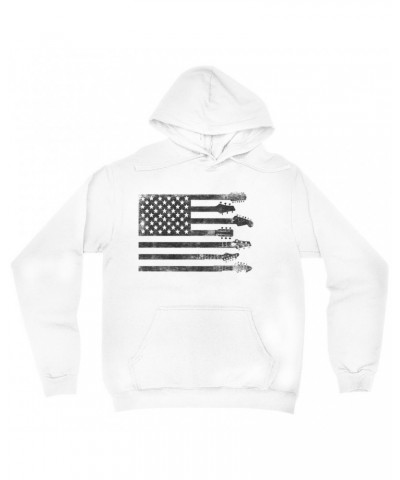 Music Life Hoodie | Flag Guitar Hoodie $13.93 Sweatshirts