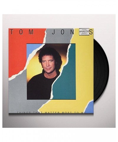 Tom Jones THINGS THAT MATTER MOST TO ME Vinyl Record $11.55 Vinyl