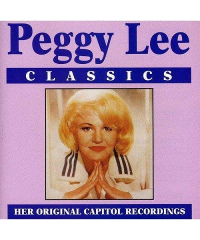 Peggy Lee Classics Vinyl Record $6.75 Vinyl