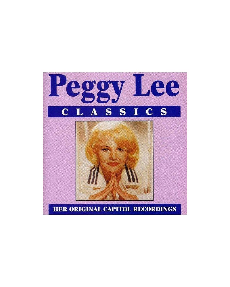 Peggy Lee Classics Vinyl Record $6.75 Vinyl