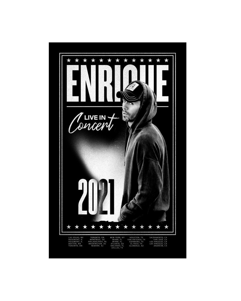 Enrique Iglesias 2021 TOUR POSTER $8.81 Decor