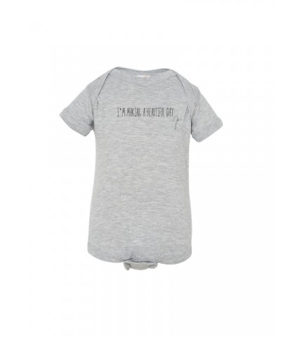 Joshua Radin I'm Making A Beautiful Day Onesie (Grey) $3.47 Kids