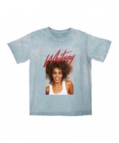 Whitney Houston T-shirt | 1987 Photo And Red Logo Image Color Blast Shirt $5.45 Shirts