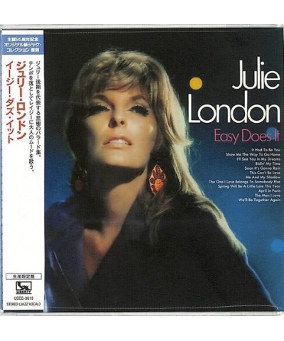 Julie London EASY DOES IT CD $16.19 CD