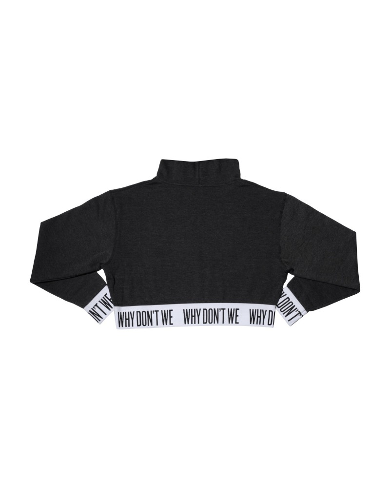 Why Don't We Crop Top Hoodie (Black) $9.17 Sweatshirts