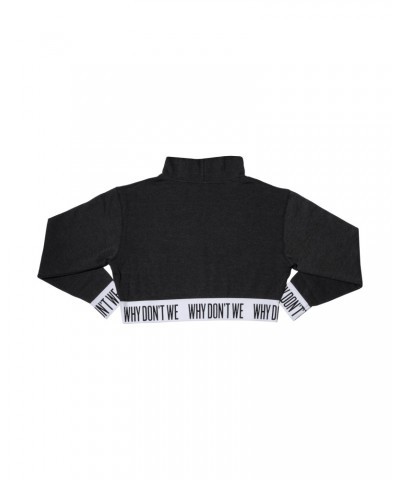 Why Don't We Crop Top Hoodie (Black) $9.17 Sweatshirts