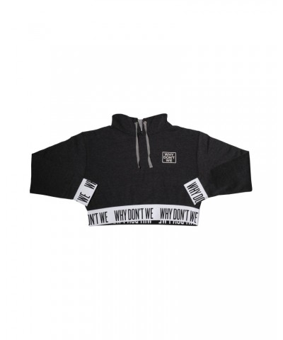 Why Don't We Crop Top Hoodie (Black) $9.17 Sweatshirts