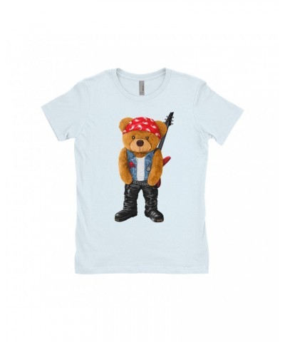 Music Life Ladies' Boyfriend T-Shirt | Rocker Teddy Shirt $10.34 Shirts